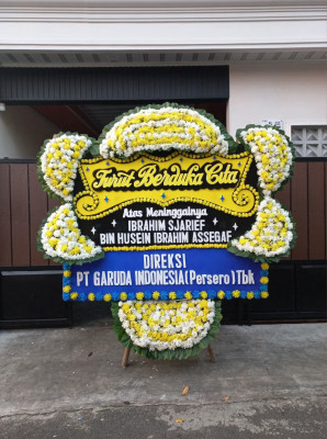 Papan Bunga Duka di Sukamaju Kidul